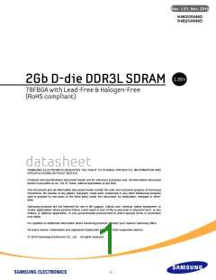 浏览型号K4B2G0846D-HYH9的Datasheet PDF文件第1页