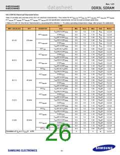 浏览型号K4B2G0846D-HYH9的Datasheet PDF文件第26页