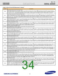 浏览型号K4B2G0846D-HYH9的Datasheet PDF文件第34页