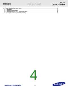 浏览型号K4B2G0846D-HYH9的Datasheet PDF文件第4页
