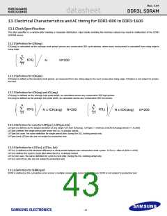 浏览型号K4B2G0846D-HYH9的Datasheet PDF文件第43页