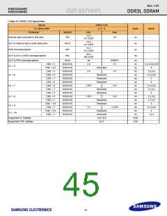 浏览型号K4B2G0846D-HYH9的Datasheet PDF文件第45页