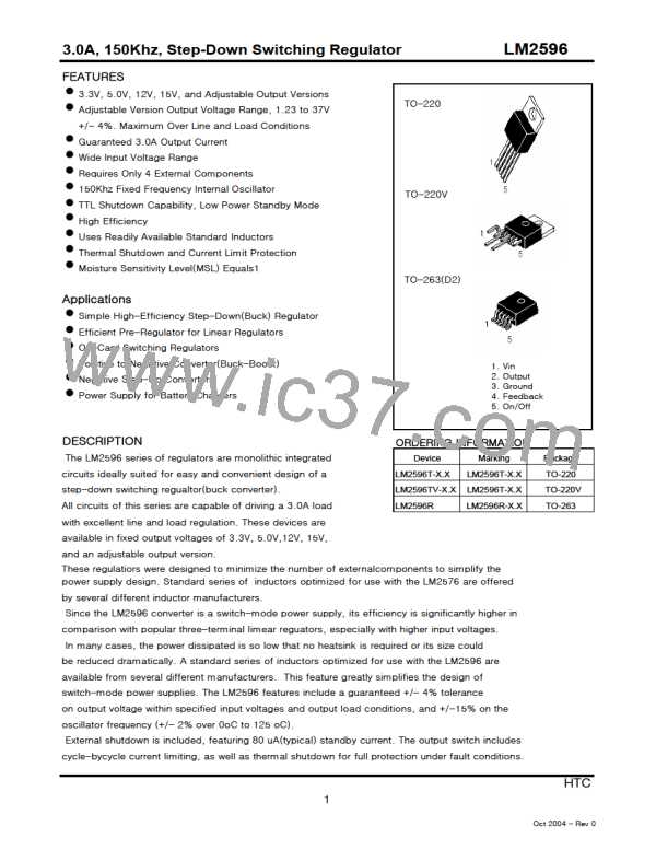 LM2596T-15图片预览