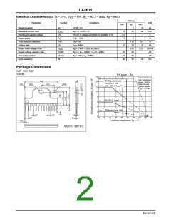 浏览型号LA4631-E的Datasheet PDF文件第2页
