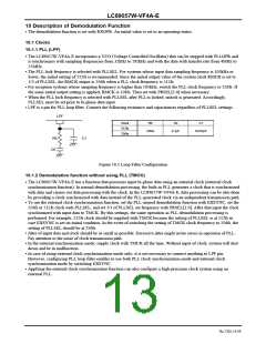 浏览型号LC89057W-VF4A-E的Datasheet PDF文件第13页