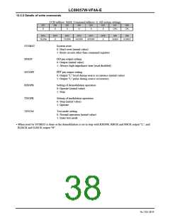 浏览型号LC89057W-VF4A-E的Datasheet PDF文件第38页