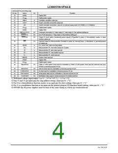 浏览型号LC89057W-VF4A-E的Datasheet PDF文件第4页
