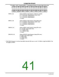浏览型号LC89057W-VF4A-E的Datasheet PDF文件第41页