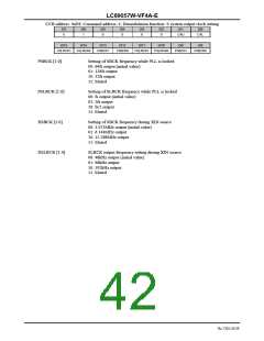 浏览型号LC89057W-VF4A-E的Datasheet PDF文件第42页
