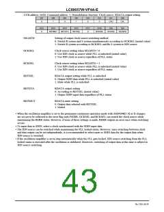 浏览型号LC89057W-VF4A-E的Datasheet PDF文件第43页