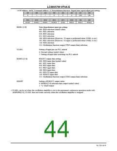浏览型号LC89057W-VF4A-E的Datasheet PDF文件第44页