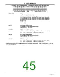 浏览型号LC89057W-VF4A-E的Datasheet PDF文件第45页