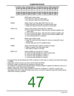 浏览型号LC89057W-VF4A-E的Datasheet PDF文件第47页