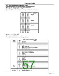 浏览型号LC89057W-VF4A-E的Datasheet PDF文件第57页