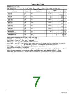 浏览型号LC89057W-VF4A-E的Datasheet PDF文件第7页