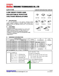浏览型号LD1117-AG-XX-AA3-B-T的Datasheet PDF文件第1页