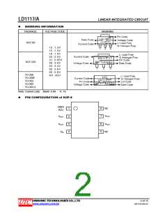 浏览型号LD1117-AG-XX-AA3-B-T的Datasheet PDF文件第2页