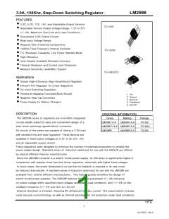 浏览型号LM2596T-15的Datasheet PDF文件第1页