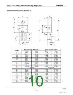 浏览型号LM2596T-15的Datasheet PDF文件第10页