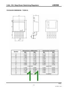 浏览型号LM2596T-15的Datasheet PDF文件第11页
