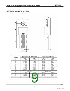 浏览型号LM2596T-15的Datasheet PDF文件第9页