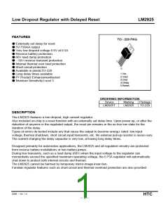 浏览型号LM2925T的Datasheet PDF文件第1页
