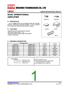 浏览型号LM358G-S08-R的Datasheet PDF文件第1页