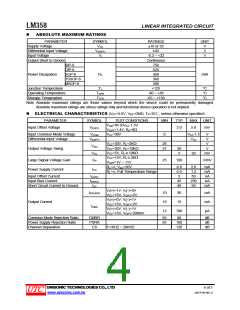 浏览型号LM358G-S08-R的Datasheet PDF文件第4页