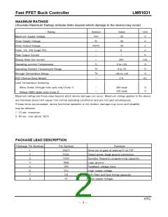 浏览型号LM51031D的Datasheet PDF文件第2页