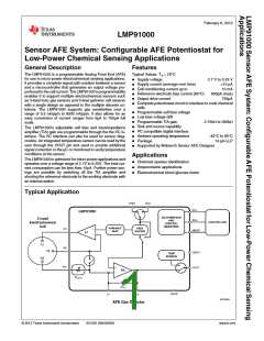 浏览型号LMP91000的Datasheet PDF文件第1页