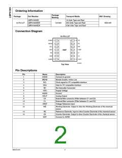 浏览型号LMP91000的Datasheet PDF文件第2页