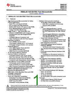 浏览型号RM48L550ZWTT的Datasheet PDF文件第1页