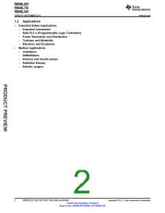 浏览型号RM48L550ZWTT的Datasheet PDF文件第2页