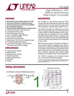 浏览型号LT3991的Datasheet PDF文件第1页