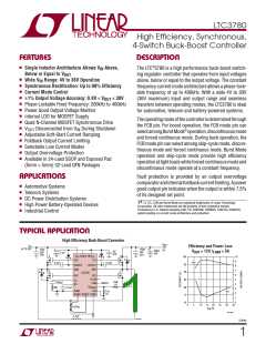 浏览型号LTC3780的Datasheet PDF文件第1页