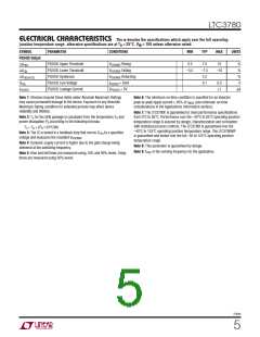 浏览型号LTC3780的Datasheet PDF文件第5页