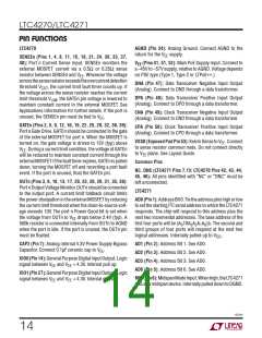 浏览型号LTC4270CIUKG#PBF的Datasheet PDF文件第14页