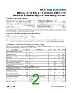 浏览型号MAX11331ATJ+的Datasheet PDF文件第2页