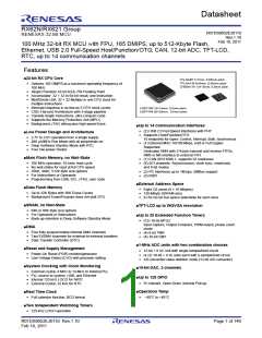 浏览型号R5F562N8BDFB的Datasheet PDF文件第1页