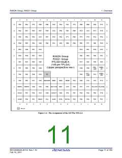 浏览型号R5F562N8BDFB的Datasheet PDF文件第11页