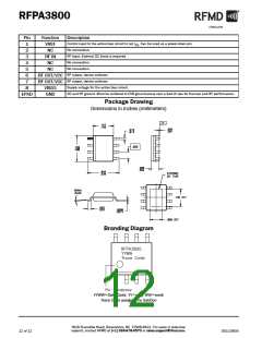 浏览型号RFPA3800的Datasheet PDF文件第12页