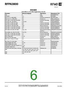 浏览型号RFPA3800的Datasheet PDF文件第6页