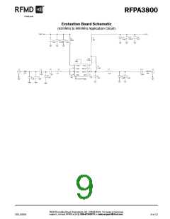 浏览型号RFPA3800的Datasheet PDF文件第9页