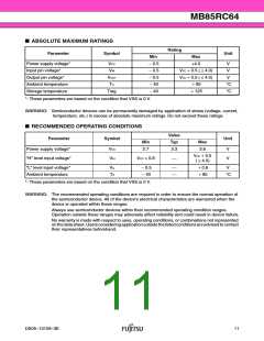 浏览型号MB85RC64的Datasheet PDF文件第11页