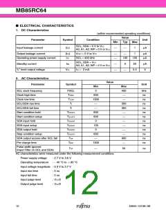 浏览型号MB85RC64的Datasheet PDF文件第12页
