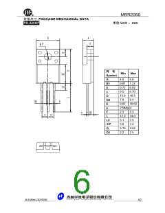浏览型号MBR2060的Datasheet PDF文件第6页