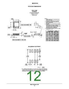 浏览型号MC33153P的Datasheet PDF文件第12页