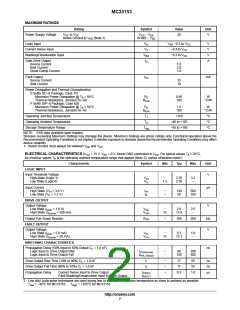 浏览型号MC33153P的Datasheet PDF文件第2页