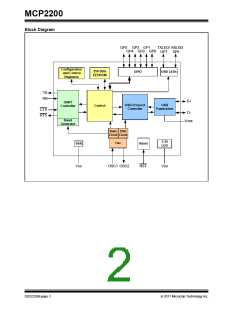 浏览型号MCP2200-ISS的Datasheet PDF文件第2页