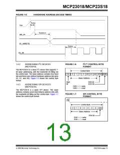 浏览型号MCP23018的Datasheet PDF文件第13页